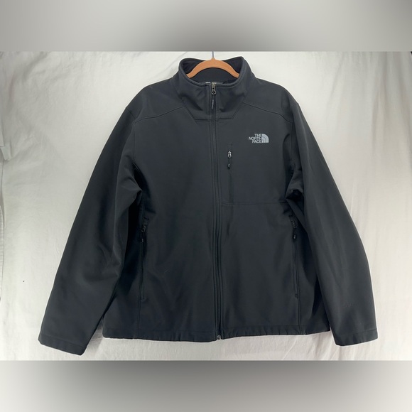 North Face Jacket Mens XL WindWall Softshell Full Zip Outdoors Hiking Fleece - Picture 1 of 11